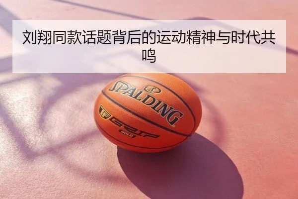刘翔同款话题背后的运动精神与时代共鸣